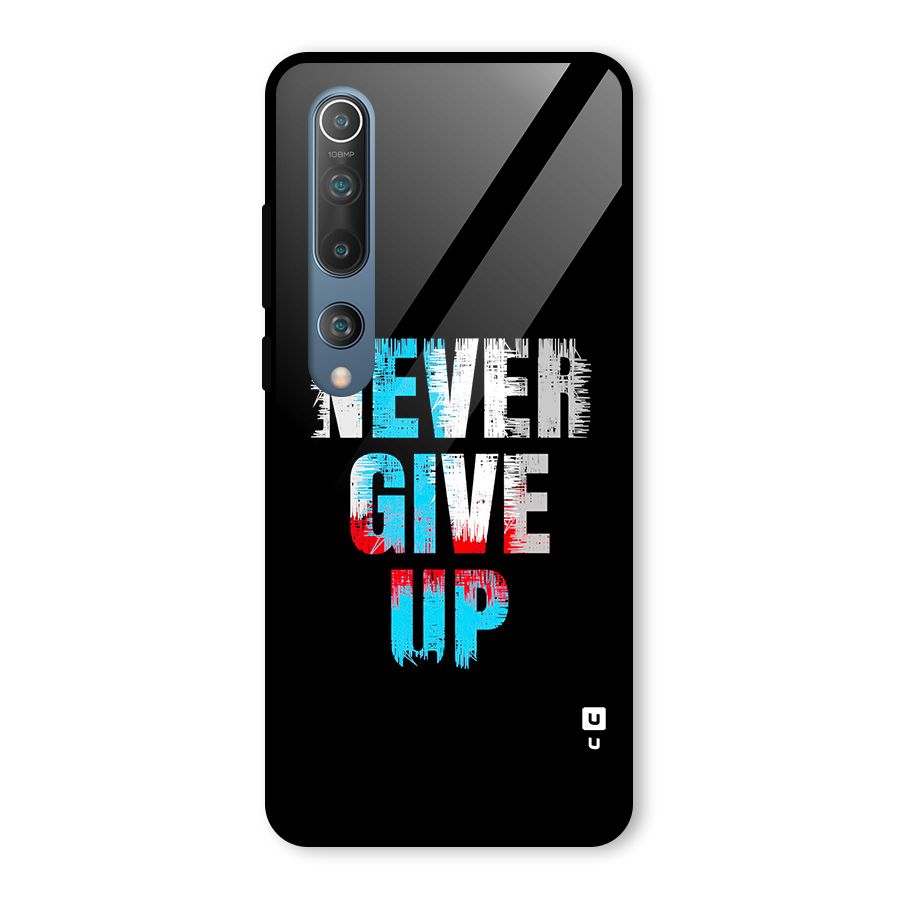 The Determined Glass Back Case for Mi 10
