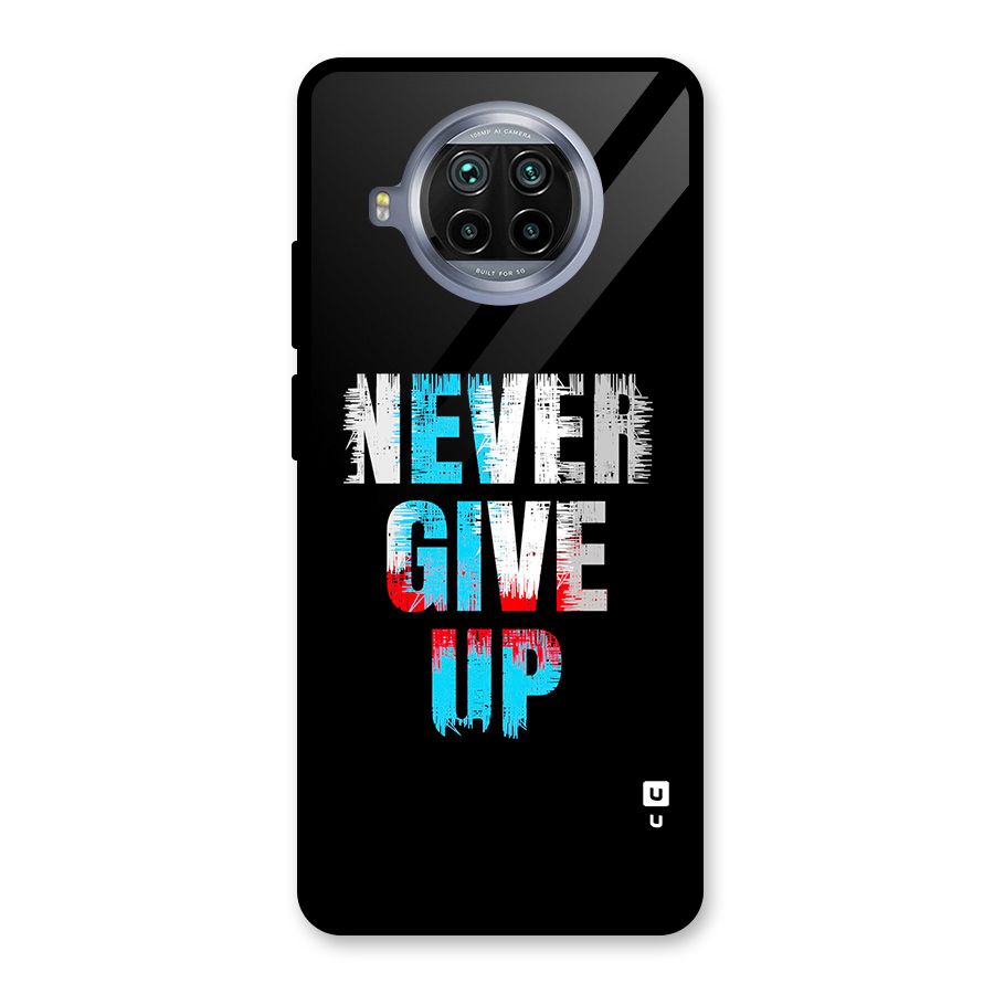 The Determined Glass Back Case for Mi 10i
