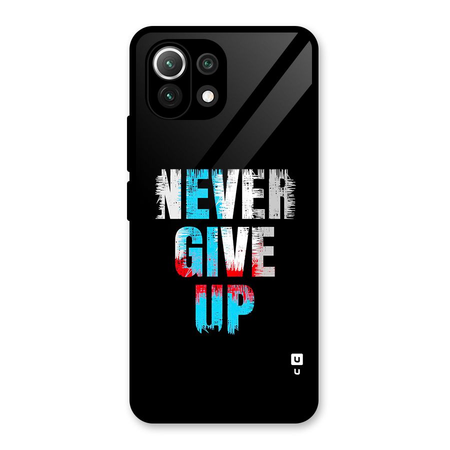 The Determined Glass Back Case for Mi 11 Lite NE 5G