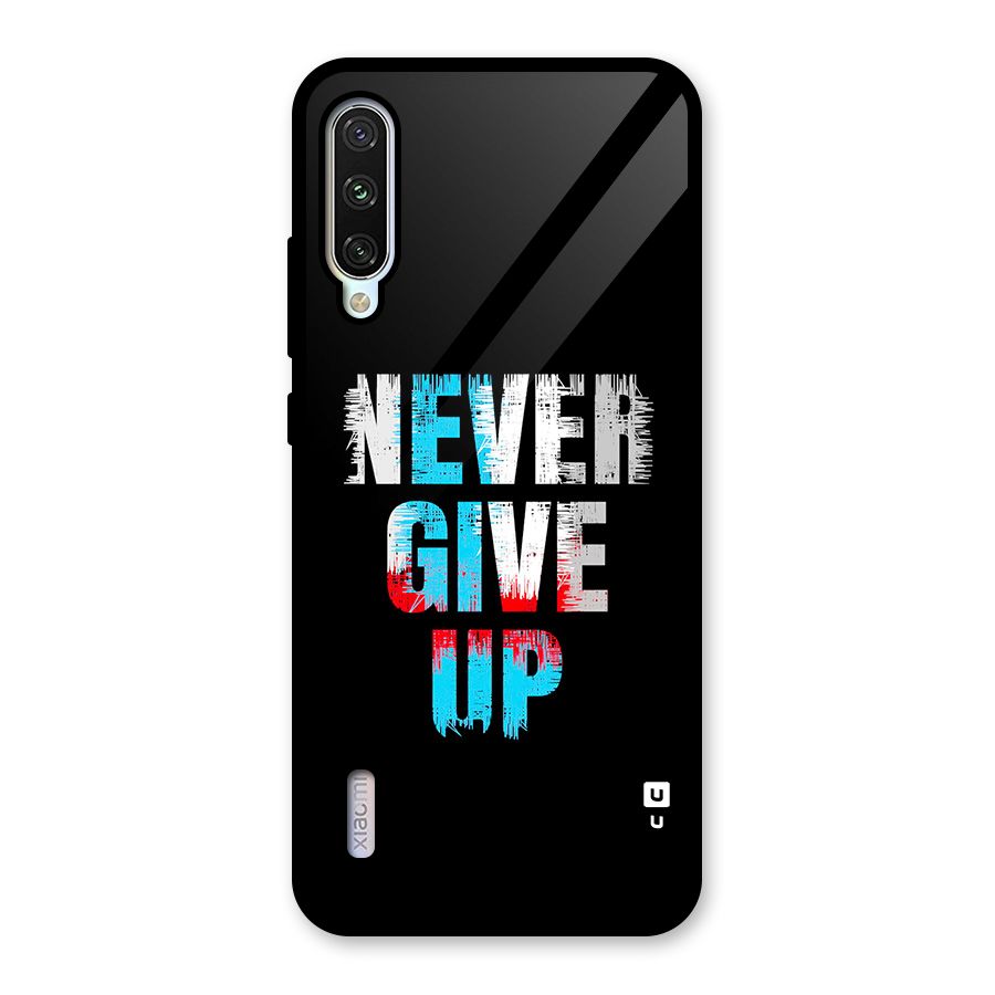 The Determined Glass Back Case for Mi A3