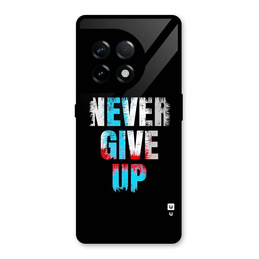 The Determined Glass Back Case for OnePlus 11R