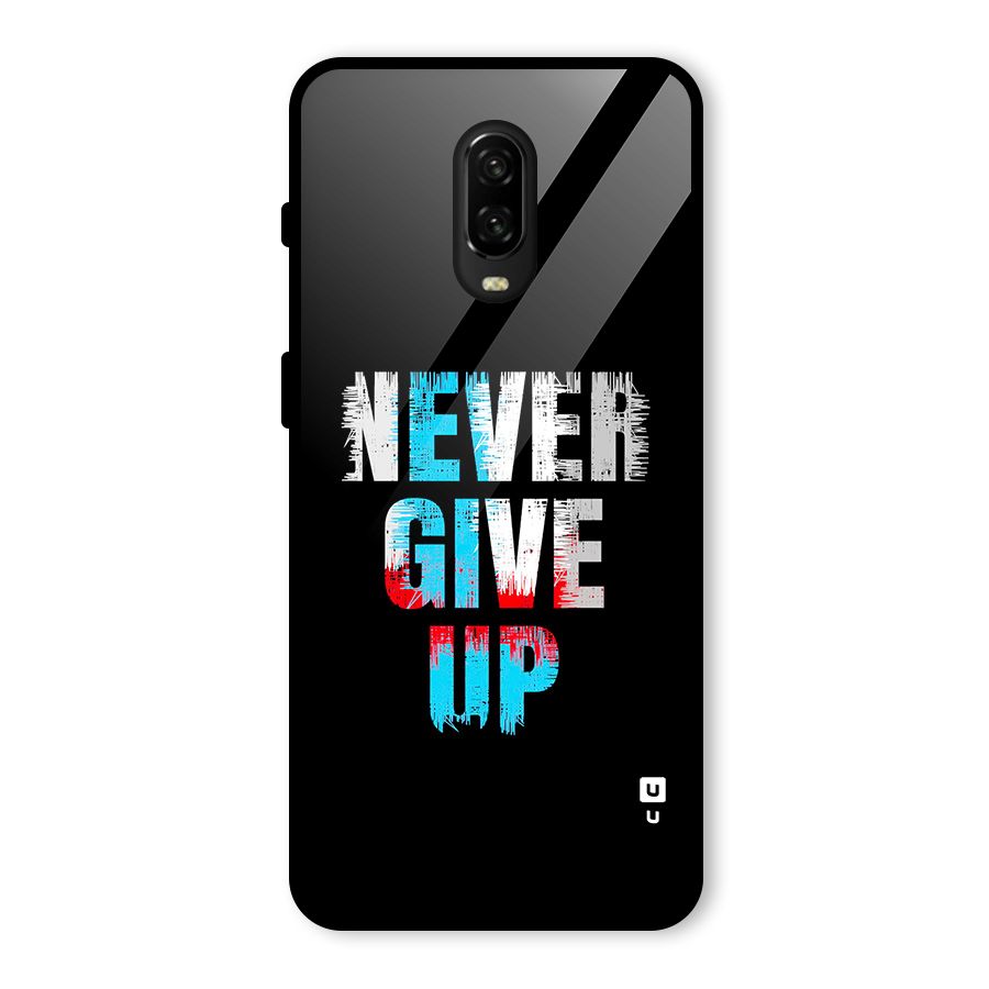 The Determined Glass Back Case for OnePlus 6T