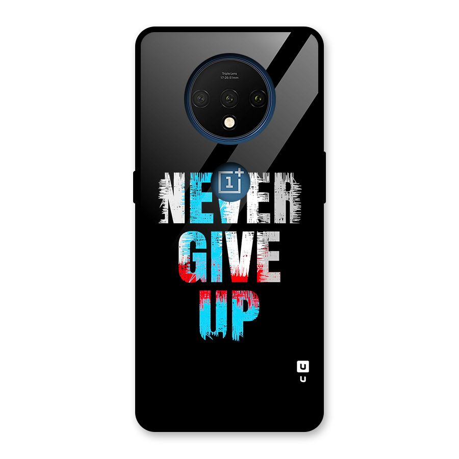 The Determined Glass Back Case for OnePlus 7T