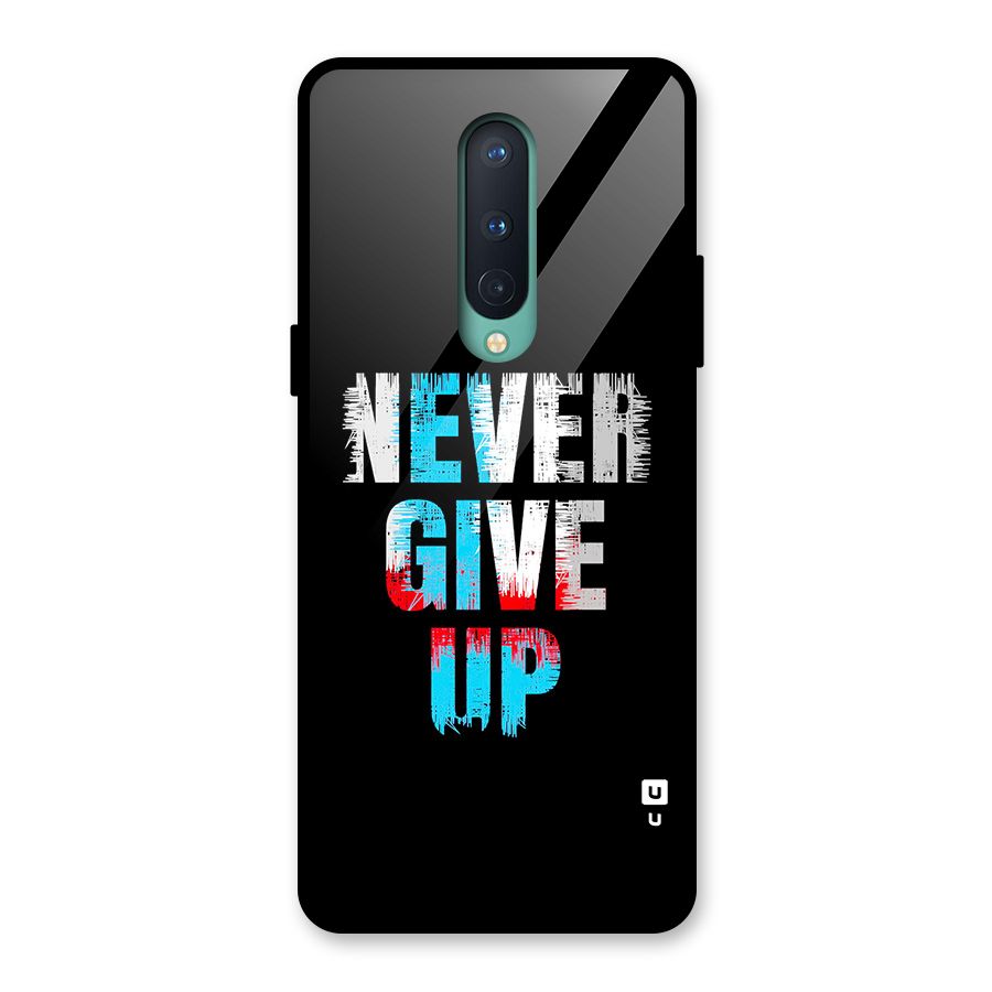 The Determined Glass Back Case for OnePlus 8