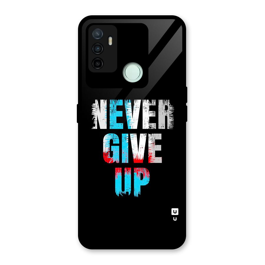 The Determined Glass Back Case for Oppo A53