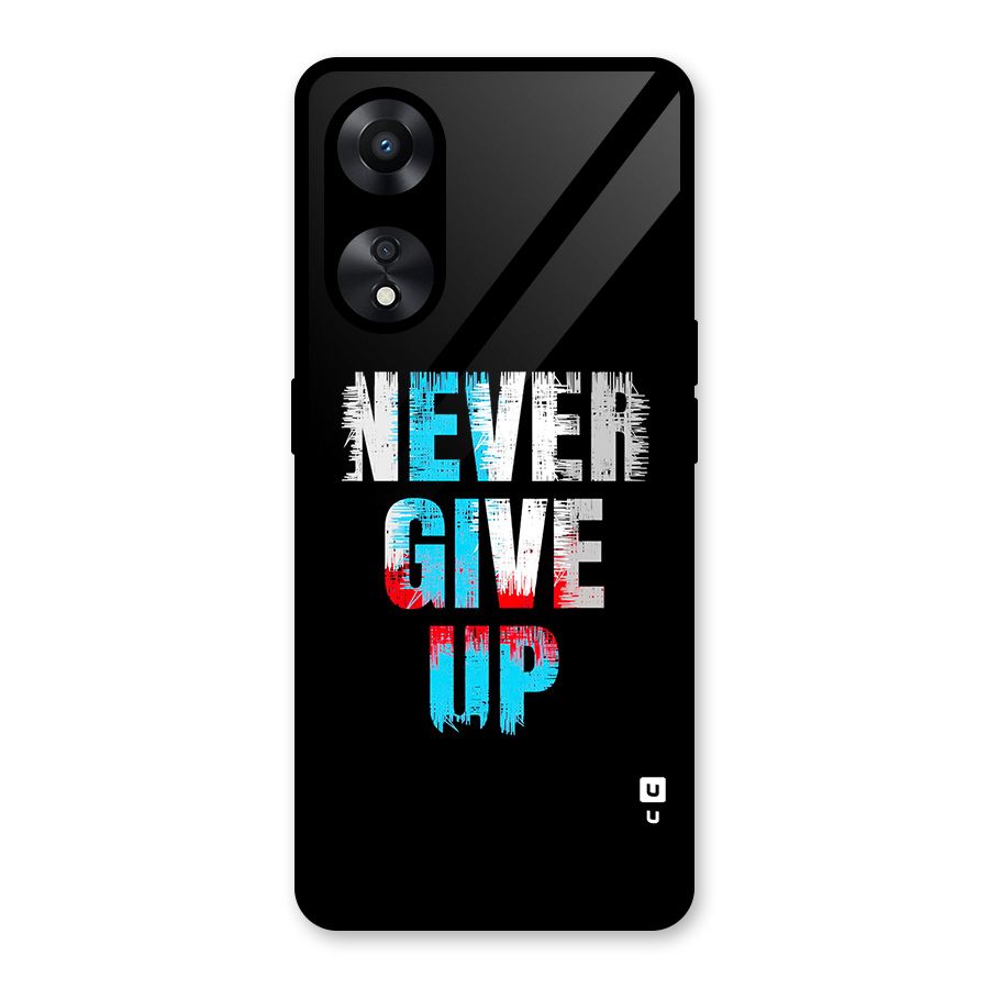 The Determined Glass Back Case for Oppo A78