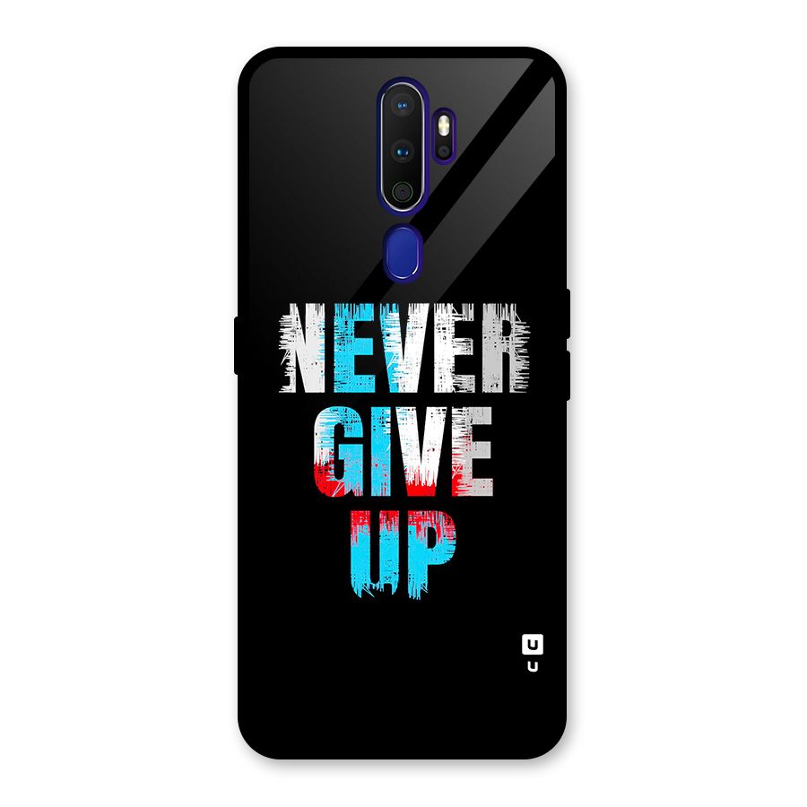 The Determined Glass Back Case for Oppo A9 (2020)
