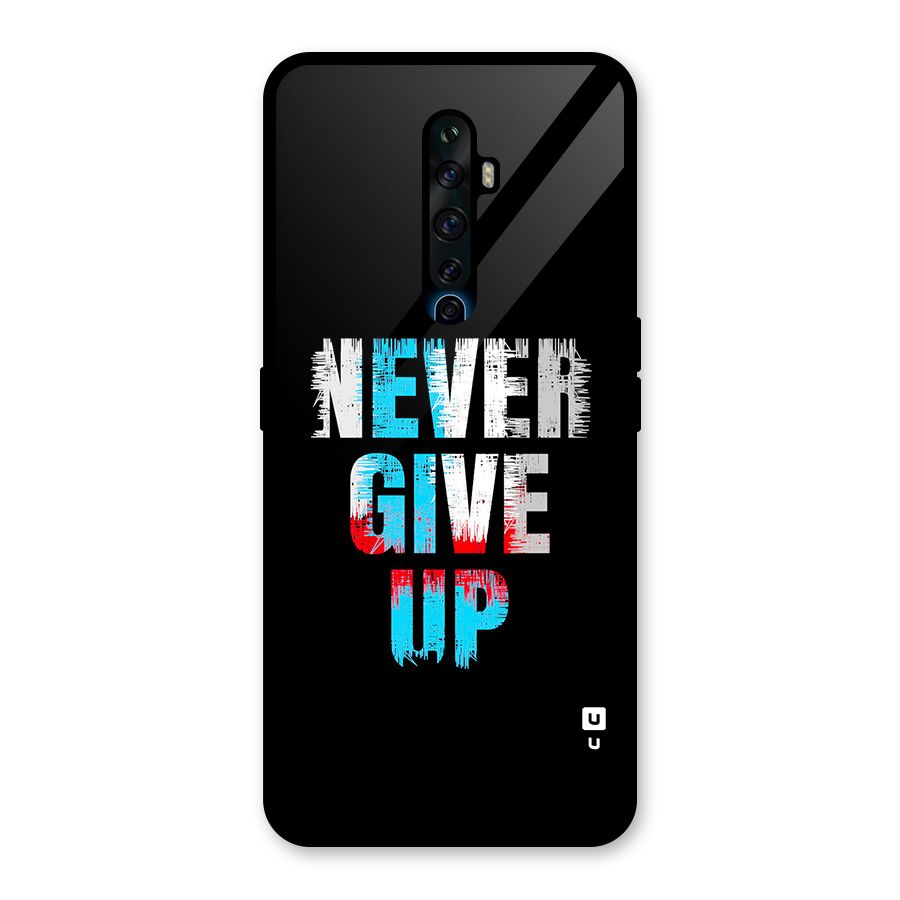 The Determined Glass Back Case for Oppo Reno2 F