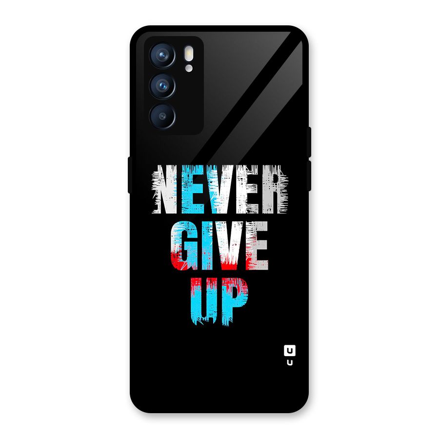 The Determined Glass Back Case for Oppo Reno6 5G