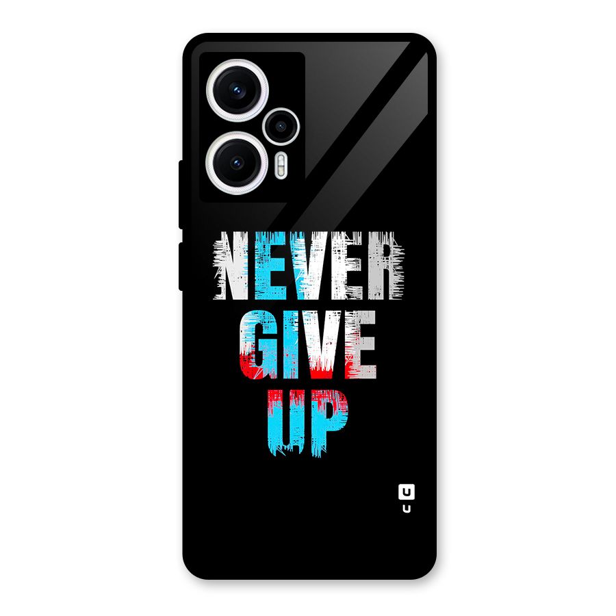 The Determined Glass Back Case for Poco F5