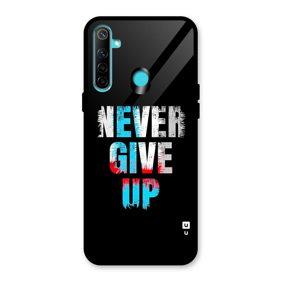 The Determined Glass Back Case for Realme 5