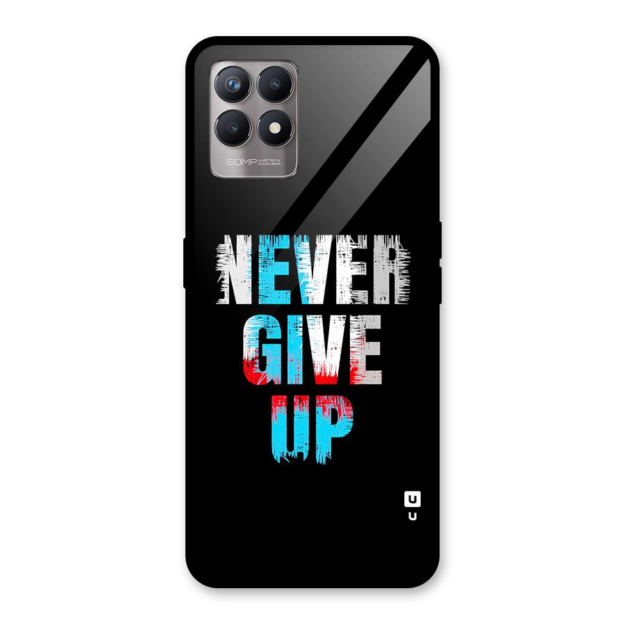 The Determined Glass Back Case for Realme Narzo 50