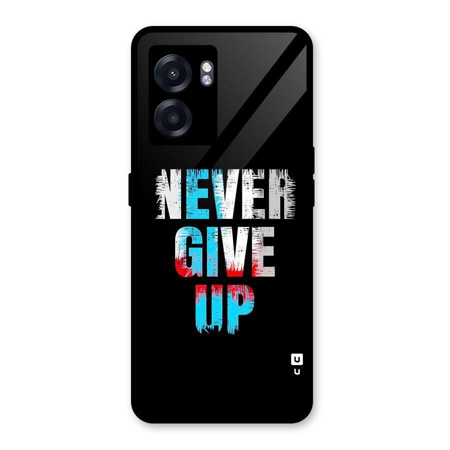 The Determined Glass Back Case for Realme Narzo 50 5G