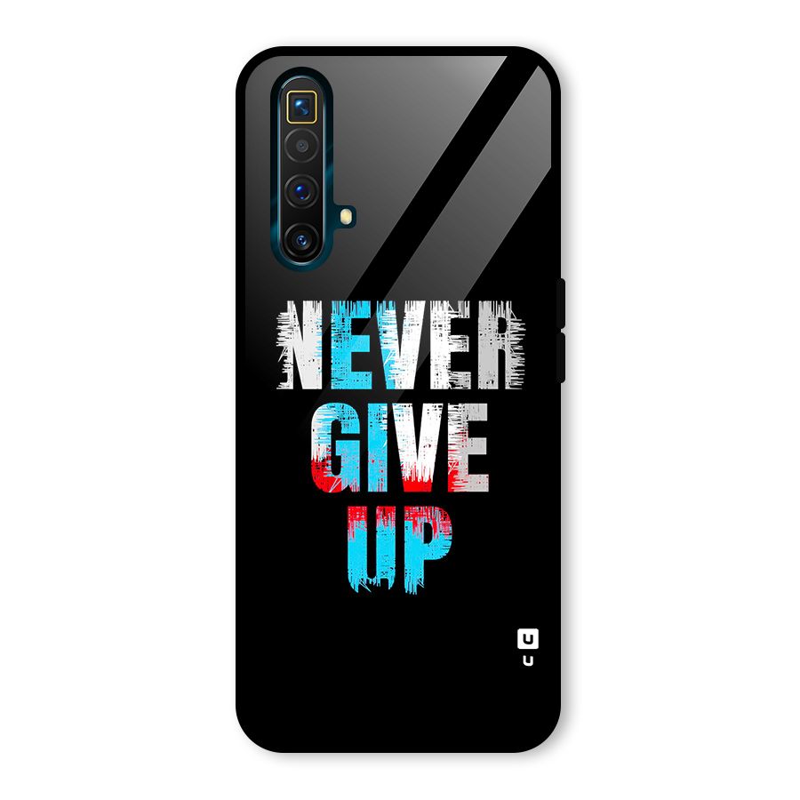 The Determined Glass Back Case for Realme X3