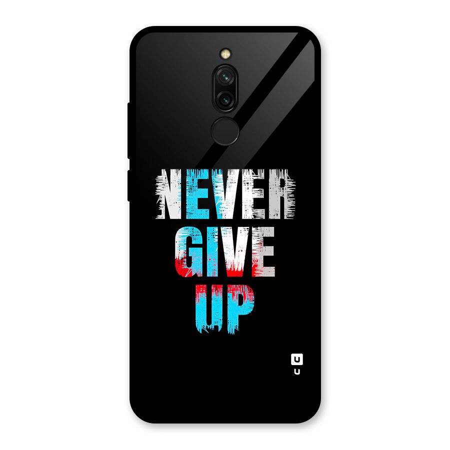 The Determined Glass Back Case for Redmi 8