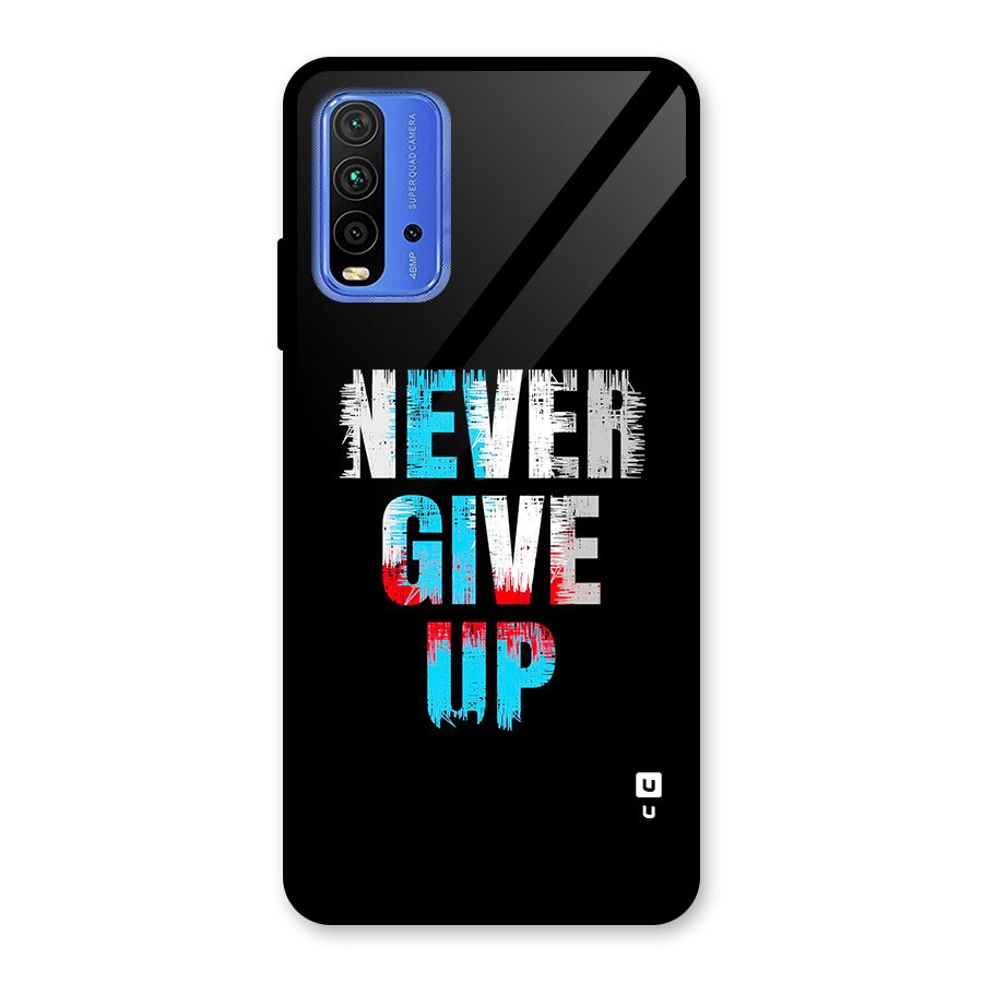 The Determined Glass Back Case for Redmi 9 Power