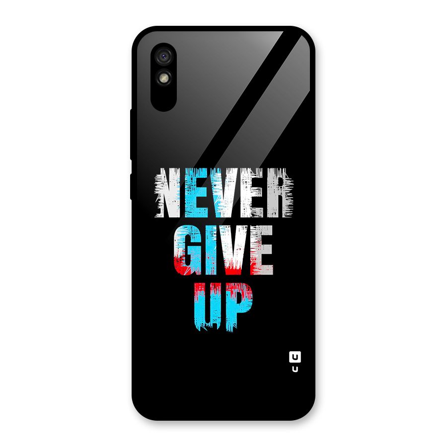 The Determined Glass Back Case for Redmi 9i
