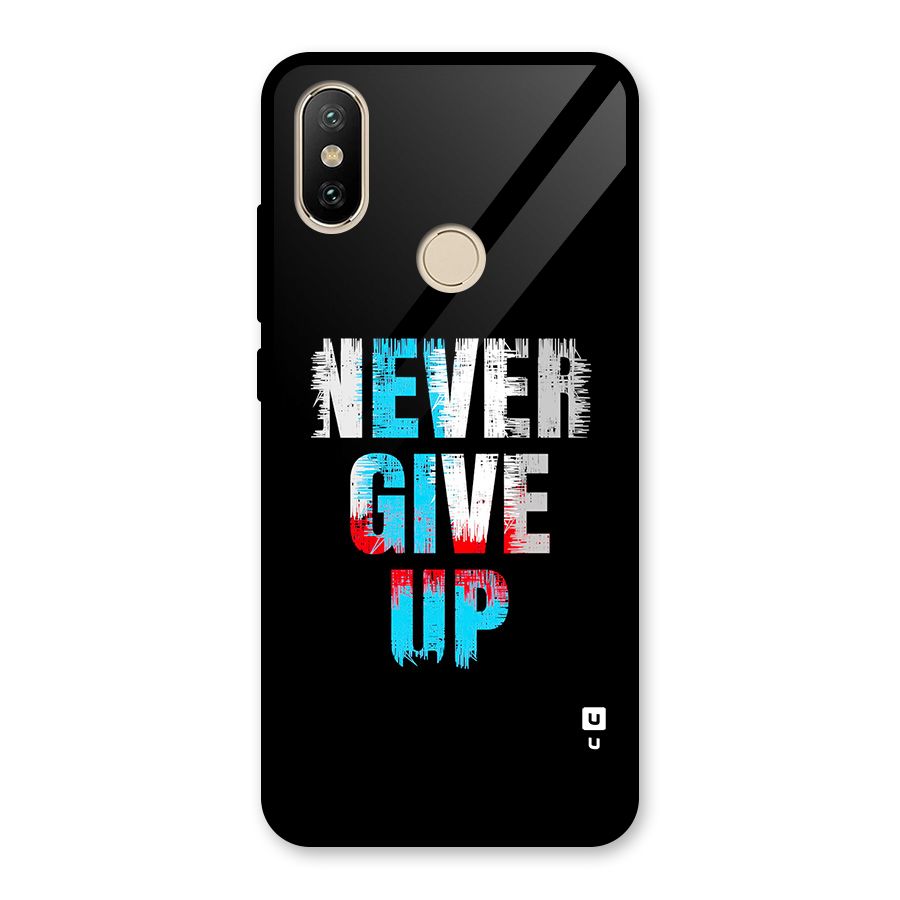 The Determined Glass Back Case for Redmi A2