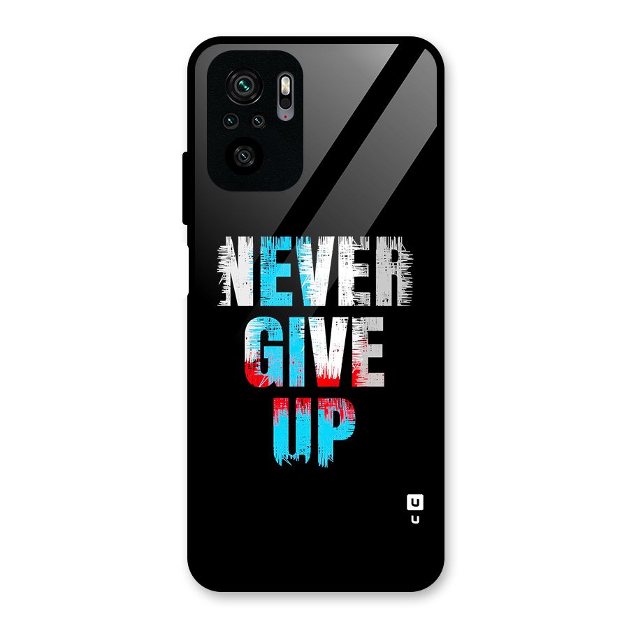 The Determined Glass Back Case for Redmi Note 10S