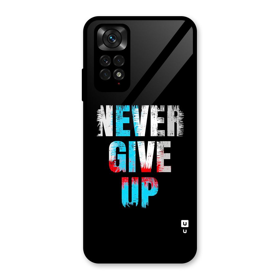 The Determined Glass Back Case for Redmi Note 11