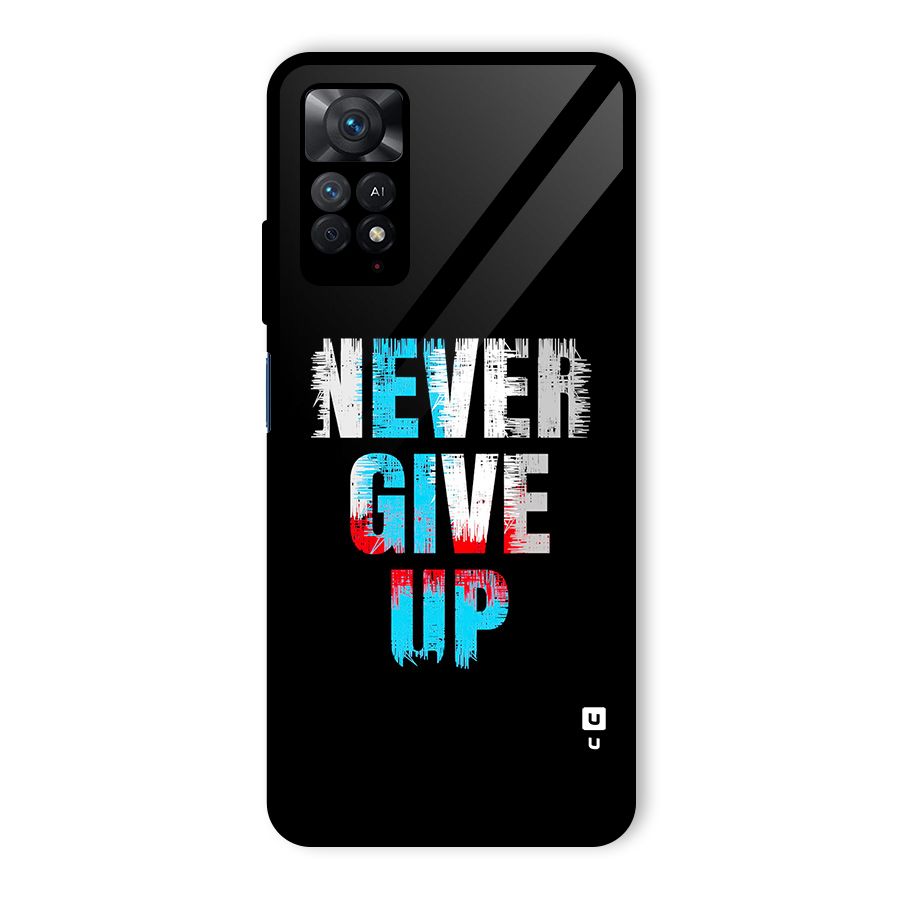 The Determined Glass Back Case for Redmi Note 11 Pro