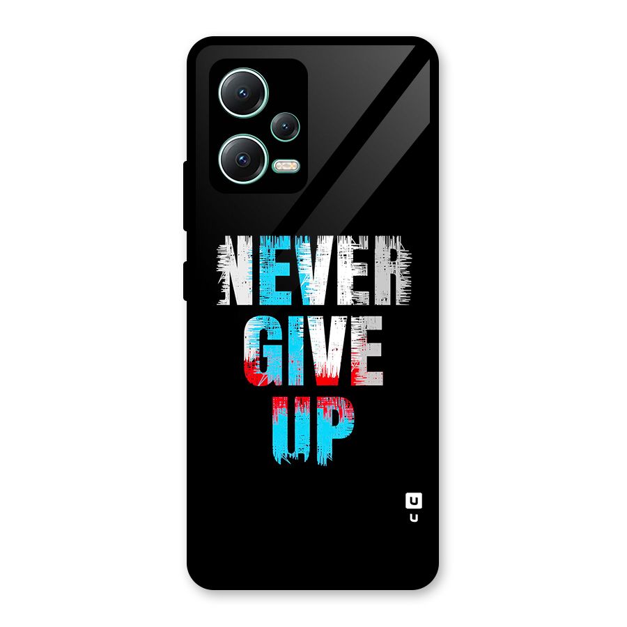 The Determined Glass Back Case for Redmi Note 12 5G