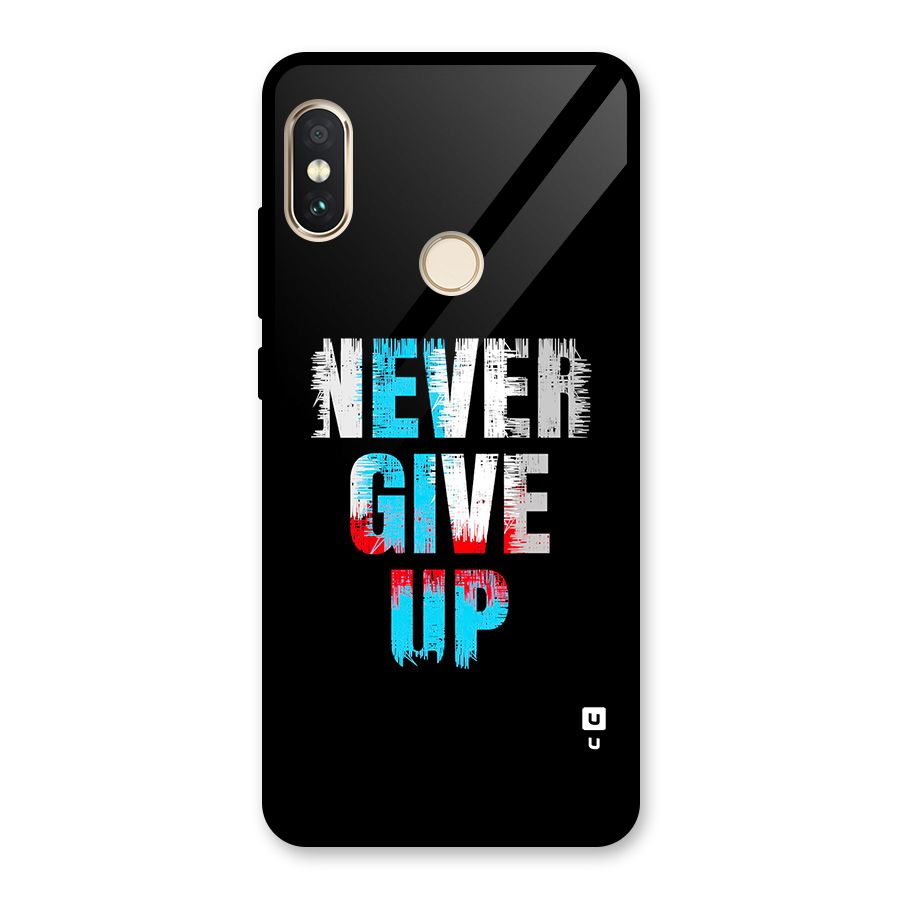 The Determined Glass Back Case for Redmi Note 5 Pro