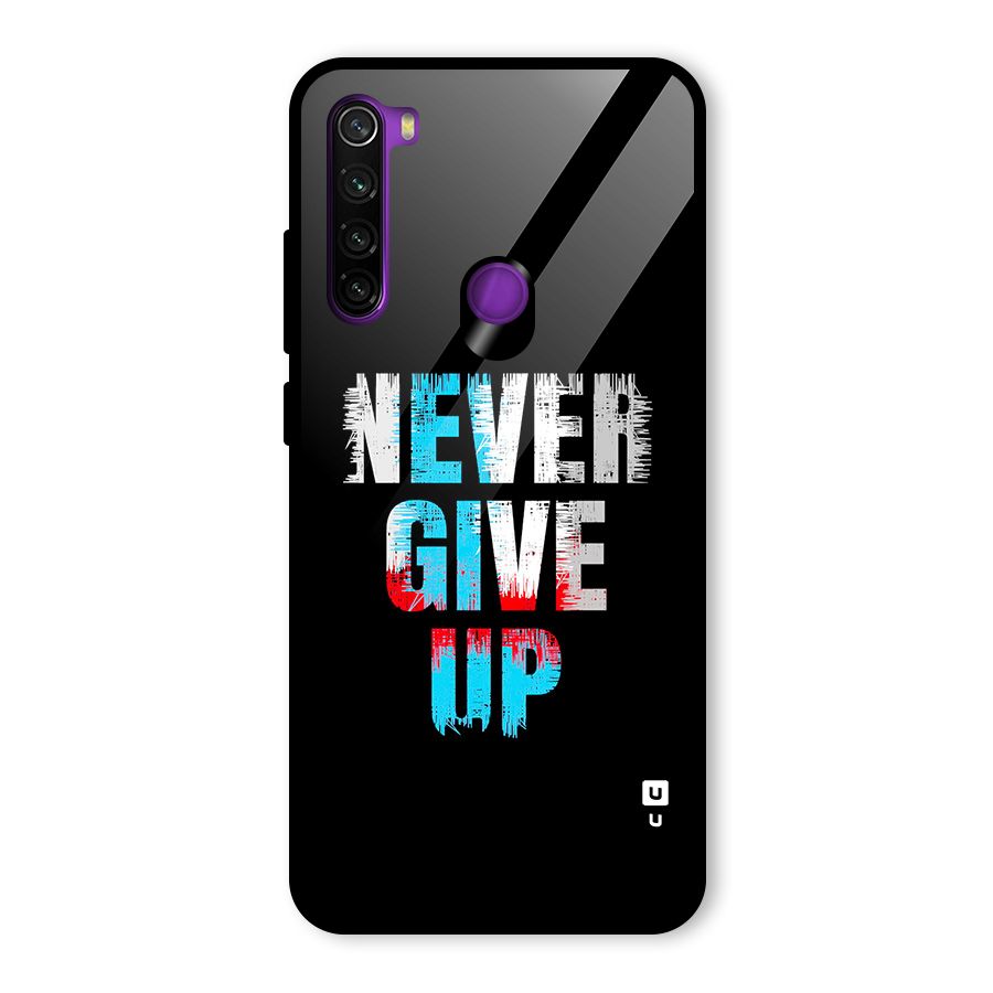 The Determined Glass Back Case for Redmi Note 8