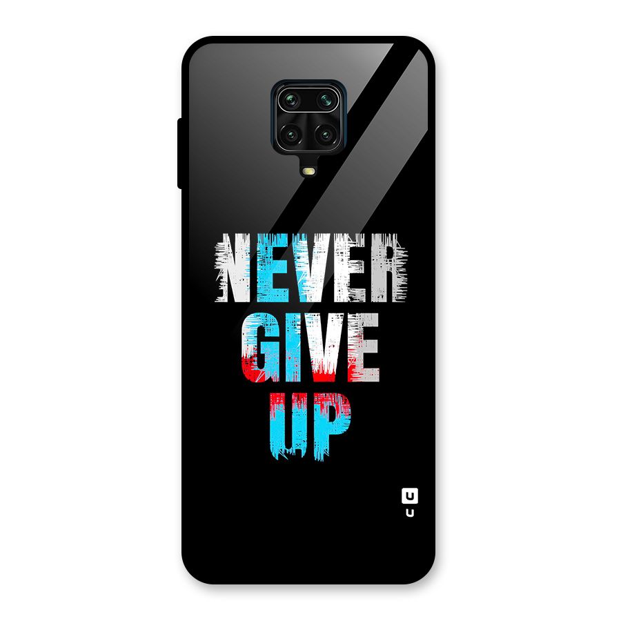 The Determined Glass Back Case for Redmi Note 9 Pro