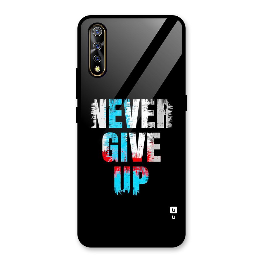 The Determined Glass Back Case for Vivo S1