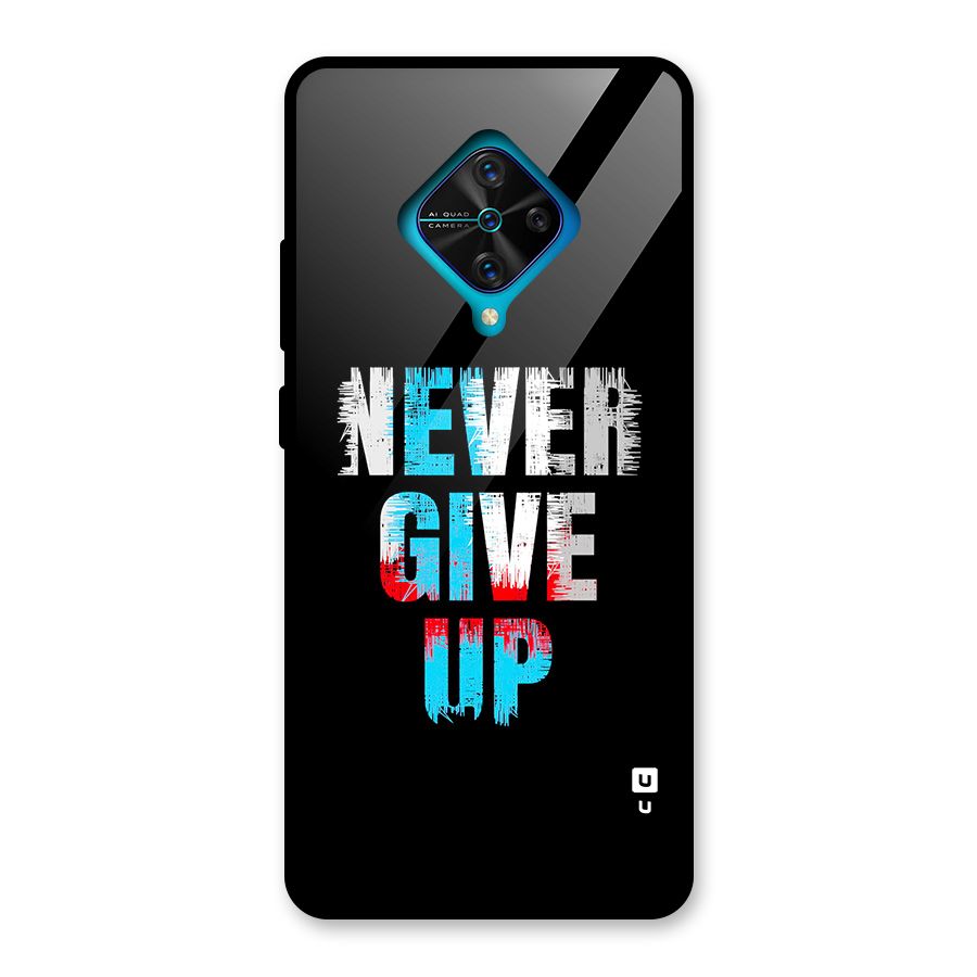 The Determined Glass Back Case for Vivo S1 Pro