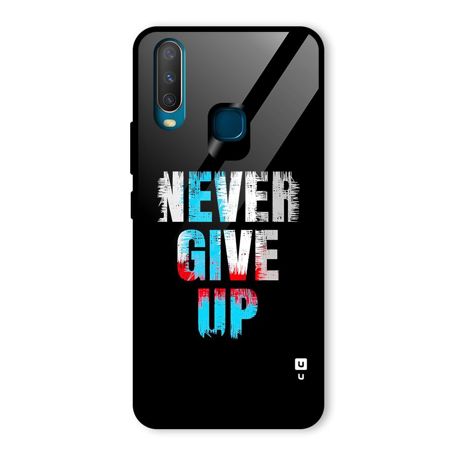 The Determined Glass Back Case for Vivo U10