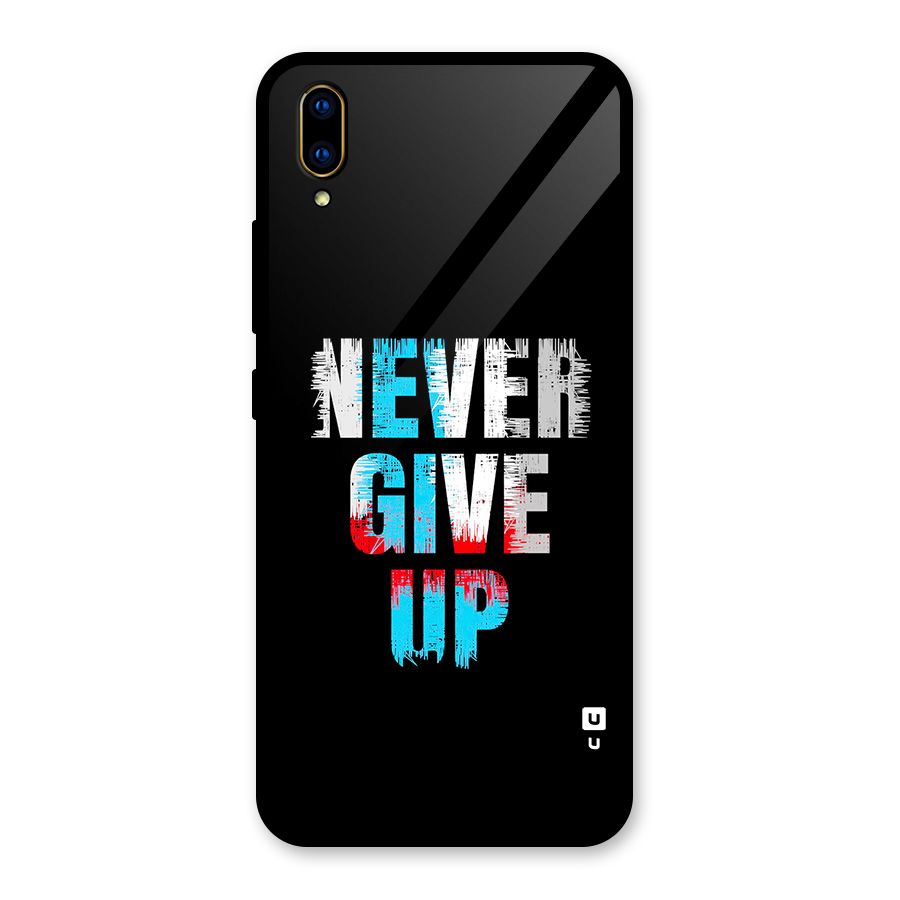 The Determined Glass Back Case for Vivo V11 Pro