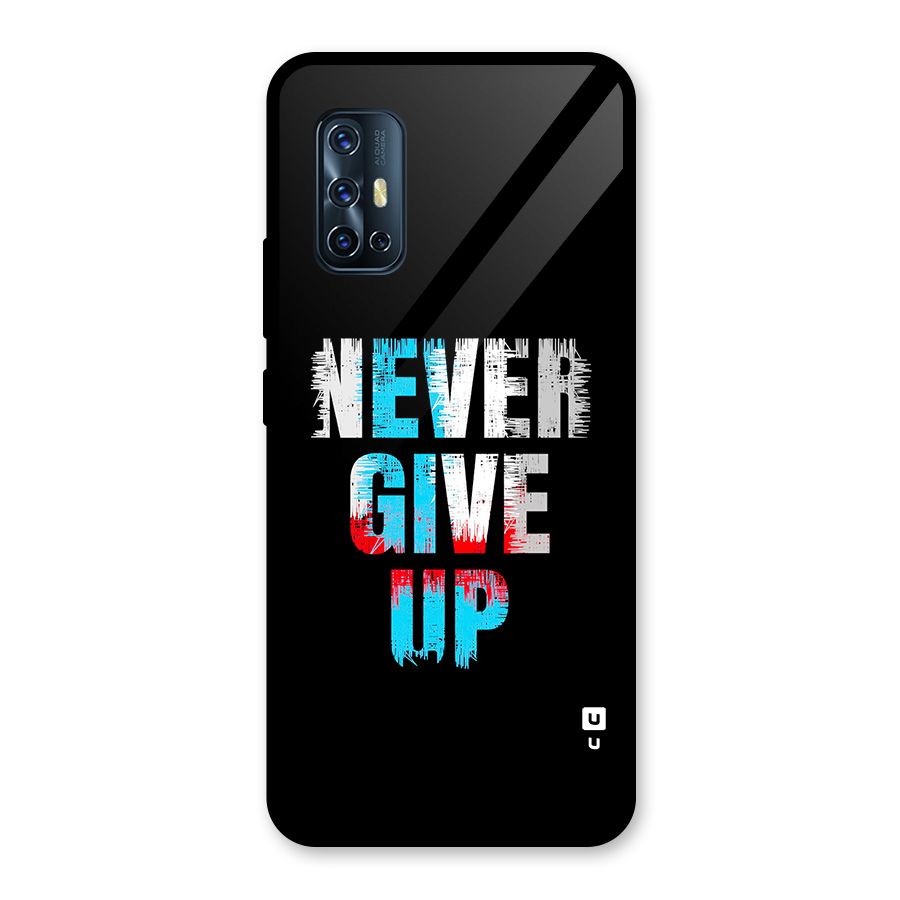 The Determined Glass Back Case for Vivo V17