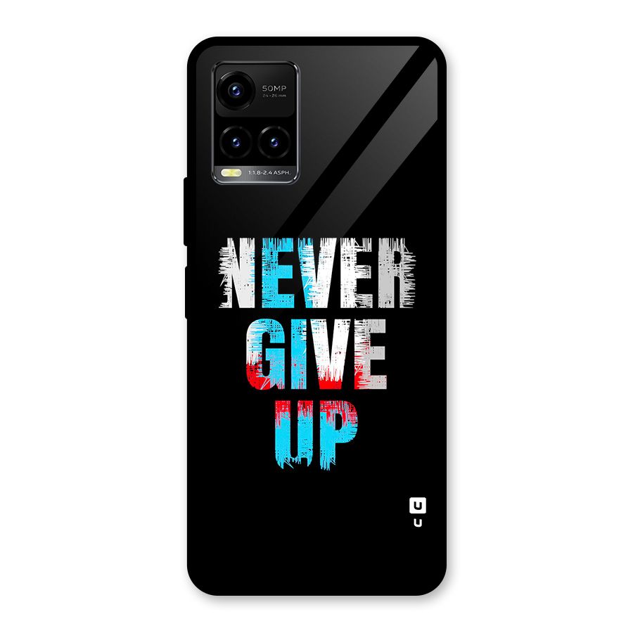 The Determined Glass Back Case for Vivo Y21T