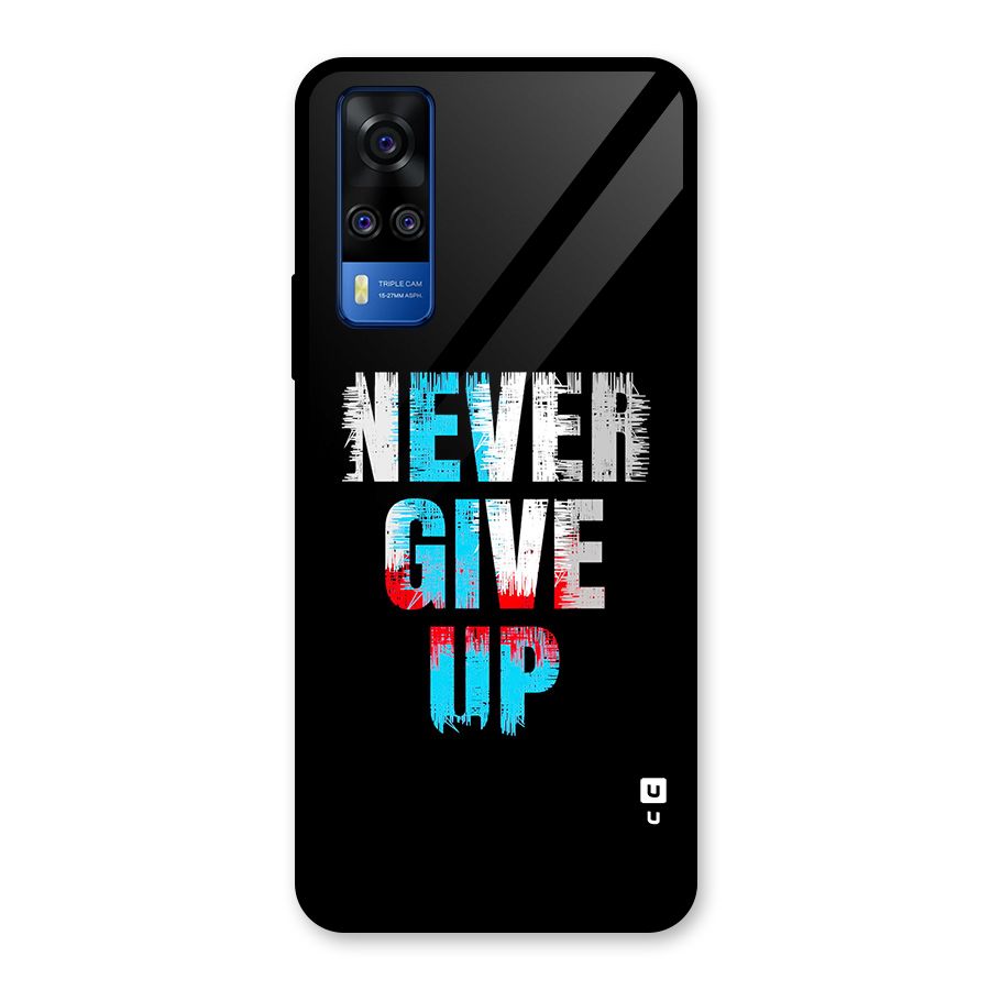 The Determined Glass Back Case for Vivo Y31