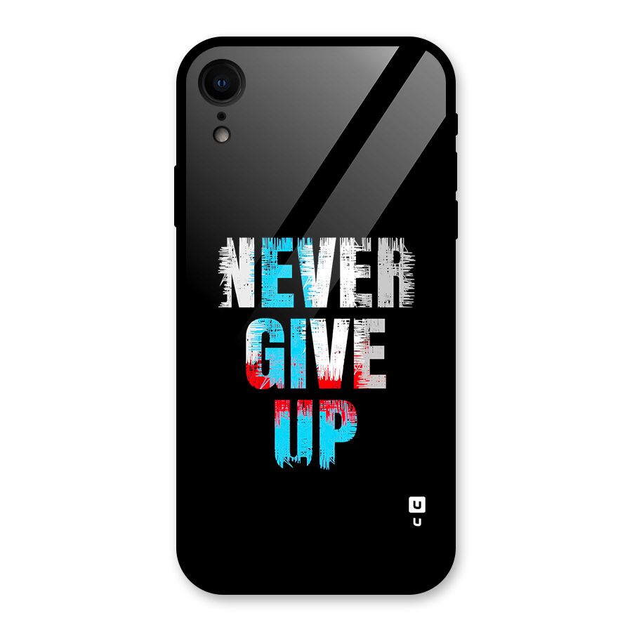 The Determined Glass Back Case for iPhone XR