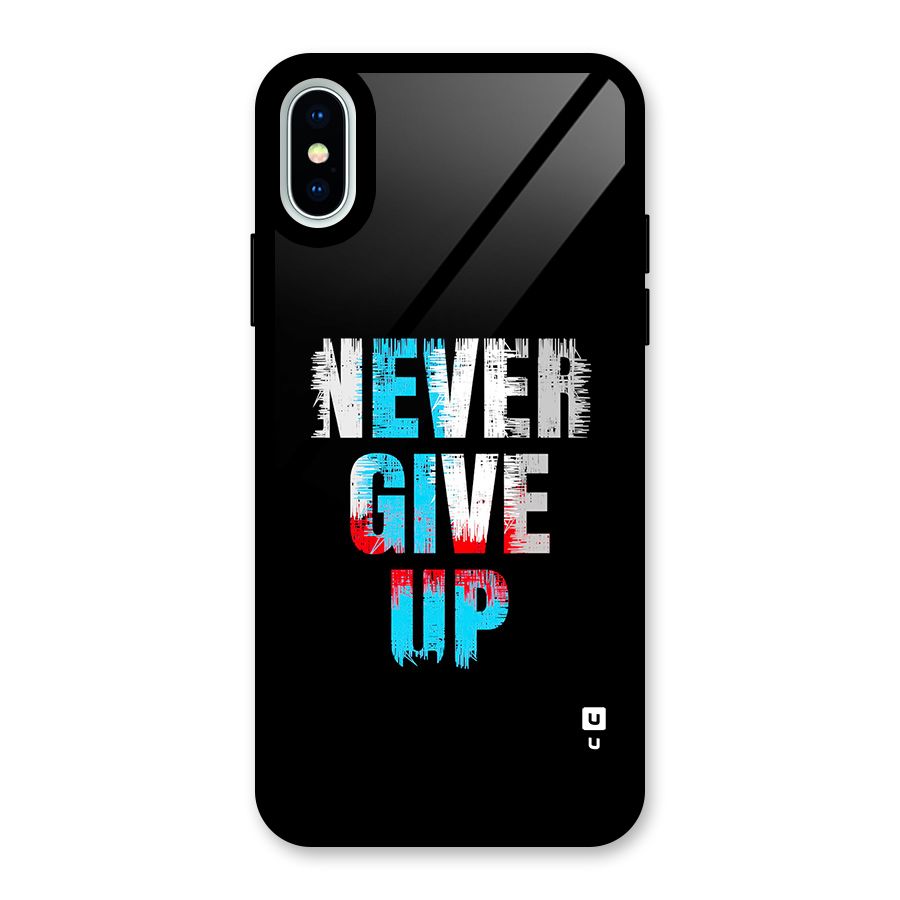 The Determined Glass Back Case for iPhone XS