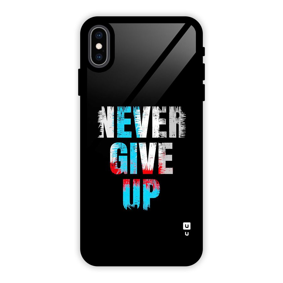 The Determined Glass Back Case for iPhone XS Max