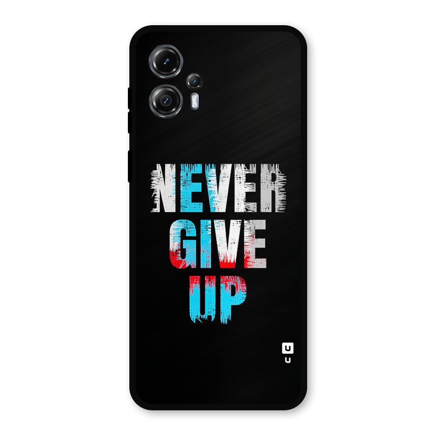 The Determined Metal Back Case for Moto G13