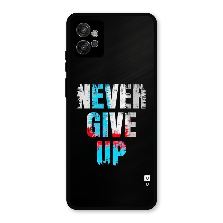 The Determined Metal Back Case for Moto G32