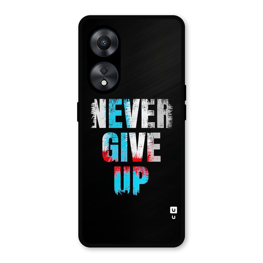 The Determined Metal Back Case for Oppo A78