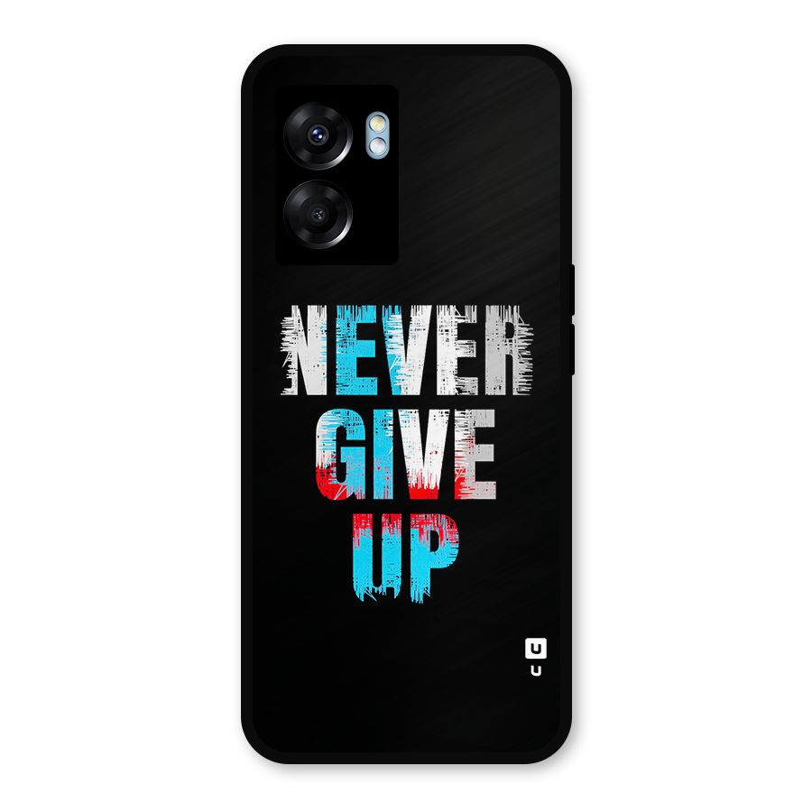 The Determined Metal Back Case for Oppo K10 (5G)