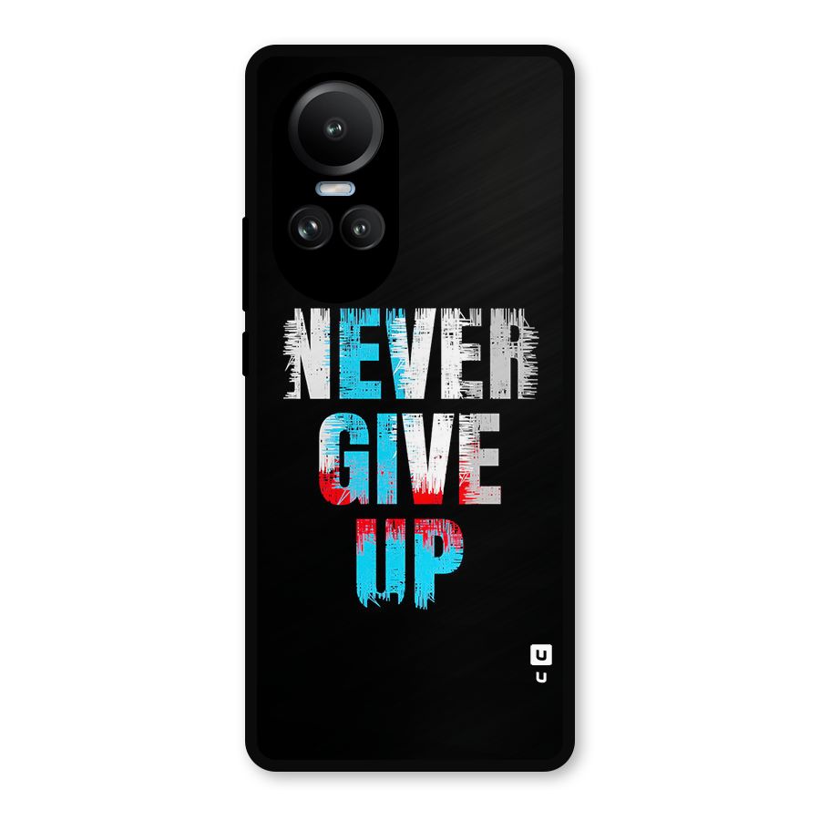 The Determined Metal Back Case for Oppo Reno10 Pro