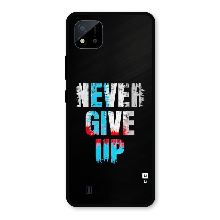 The Determined Metal Back Case for Realme C11 2021