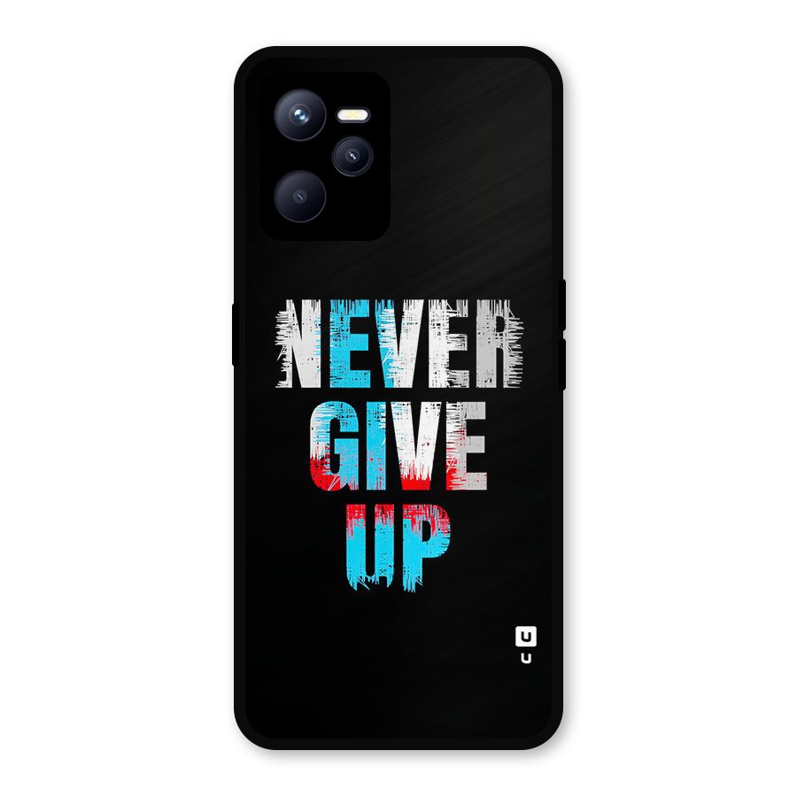 The Determined Metal Back Case for Realme C35
