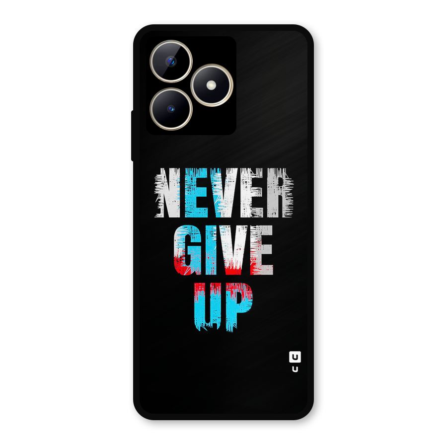 The Determined Metal Back Case for Realme C53