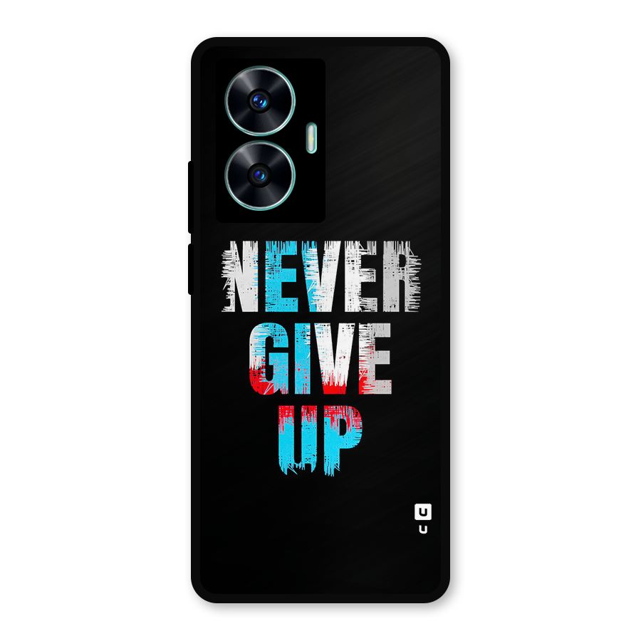The Determined Metal Back Case for Realme Narzo N55
