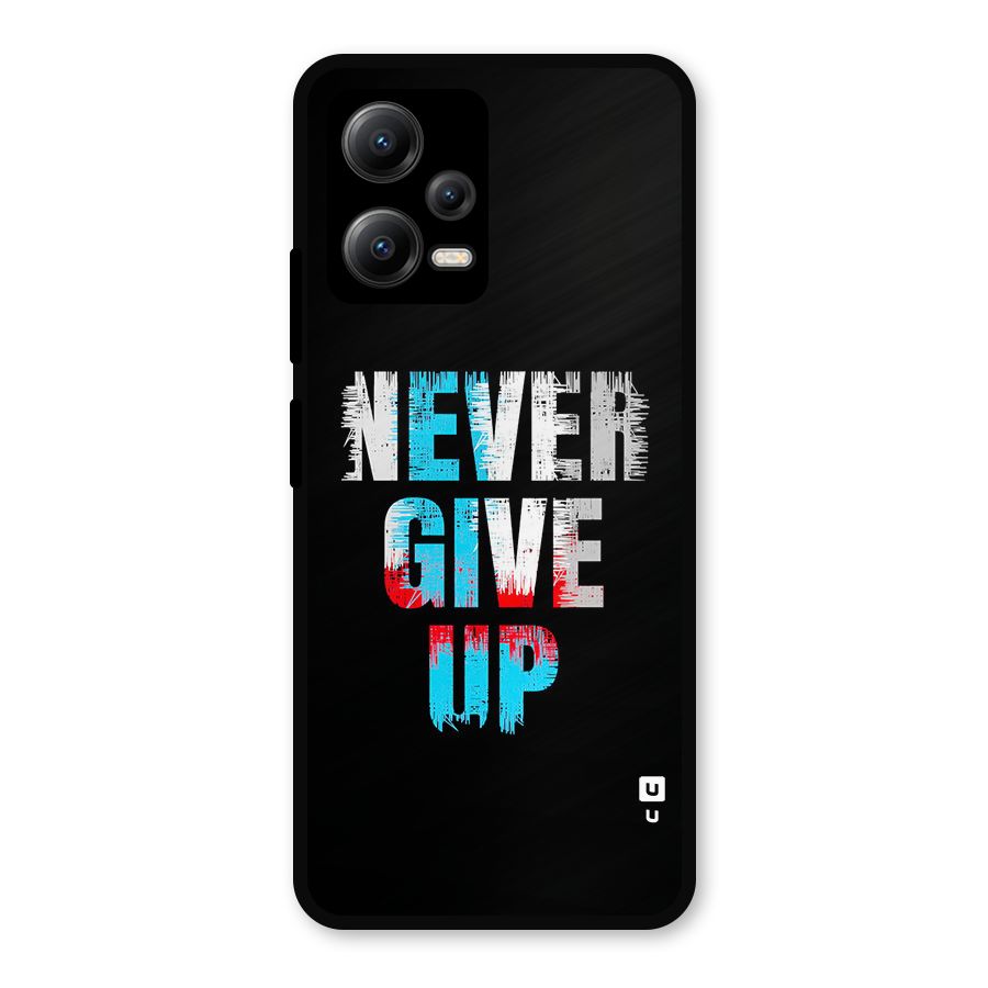 The Determined Metal Back Case for Redmi Note 12 5G