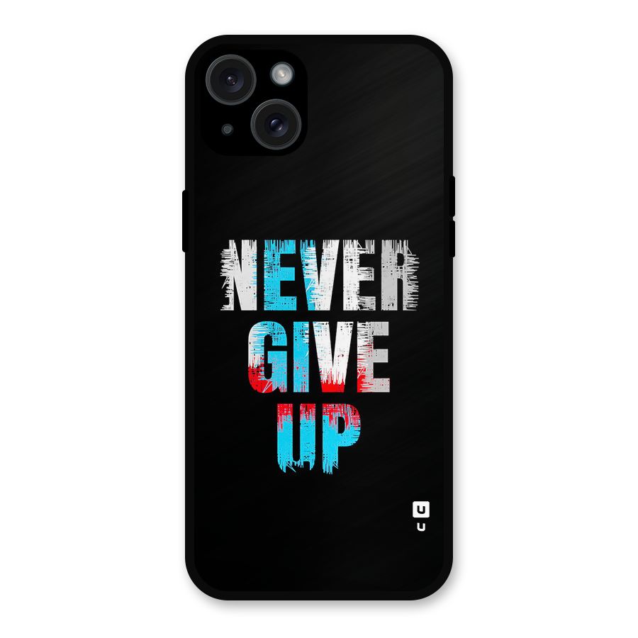 The Determined Metal Back Case for iPhone 15 Plus